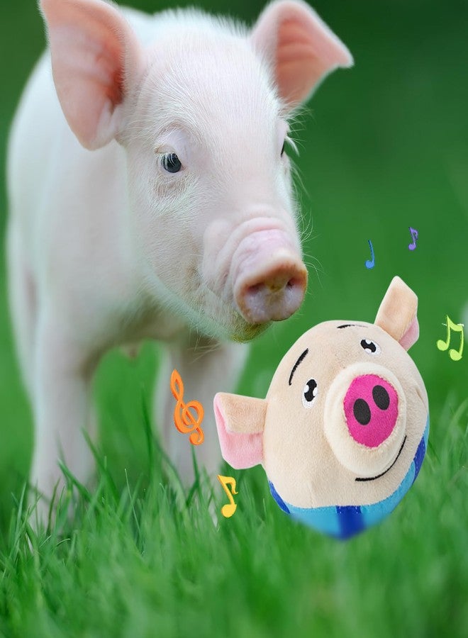 OOXYG Interactive Toy for Mini Pig - Pigs Toy, Bouncing Toy Ball with Music and Recording for Mini Pigs, Pet Pig Supplies, Moving Ball Chew Toys for Pig to Keep Them Busy for Boredom - Image 4